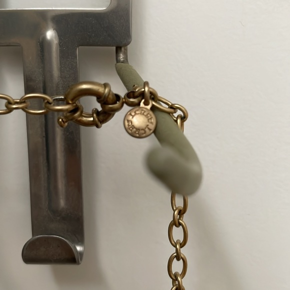 J crew gold black long necklace - Picture 3 of 3